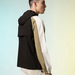 HRX by Hrithik Roshan Colourblocked Hooded Running Sporty Jacket image 2