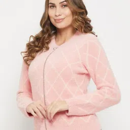 MADAME PinkSelf Full Sleeves Sweater image 3