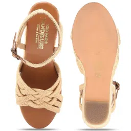 Tao Paris Cognac ROME Ankle Strap Sandals image 3