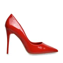 Flat N Heels Women's Red Stiletto Pumps image 2