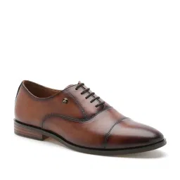 Arrow Men's Tan Oxford Shoes image 3