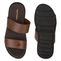 Hush Puppies by Bata Men's Brown Casual Sandals image 3