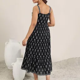 Libas Black Printed Dress image 3