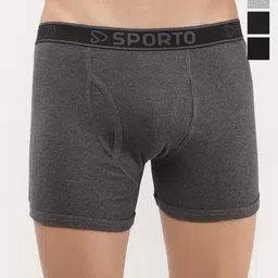 Sporto by Macho Pack Of 4 Mid-Rise Trunks-picture-43