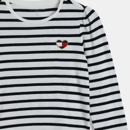 Tommy Hilfiger Milky Way Striped Regular Fit T-Shirt image 3