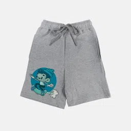 YK Boys Graphic Printed Regular Fit Mid-Rise Shorts-picture-52