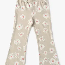 GAP Girls Beige Cotton Floral Pants-picture-48