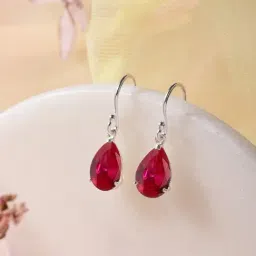 Zavya 92.5 Sterling Silver Drop Earrings for Women-image-49