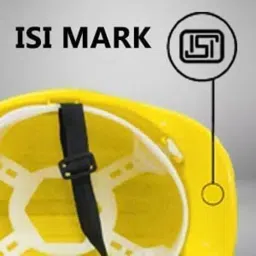 Rahul Professionals High Visibility Polyethylene and Plastic Yellow & Orange Safety Helmet & Vest Belt Jacket Combo Free Size (Pack of 2) image 4