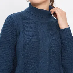 Duke Navy Self Design Pullover image 5