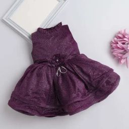 The Magic Wand Kids Purple Applique Dress-picture-37