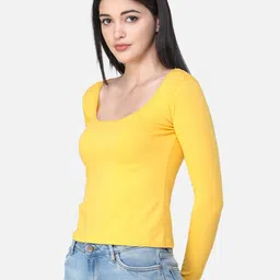 Cation Scoop Neck Fitted Top image 4