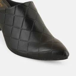 DressBerry Textured Party Block Mules image 3