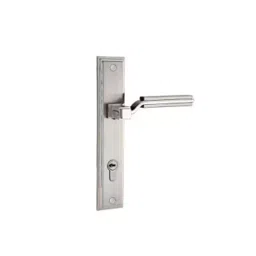 Bonus Premier 75 mm Brass Brushed Steel Finish Square Mortice Lock Set-picture-31