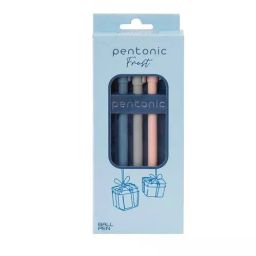 Pentonic Frost 0.7 mm Assorted Ink Ball Pen for Student & Professional (Pack of 3 Pcs)-picture-45