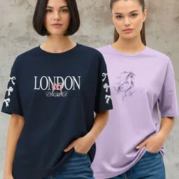 HELLCAT Women Typography Printed T-shirt-picture-15