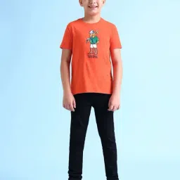 U.S. Polo Assn. Kids Red Cotton Printed T-Shirt-picture-30