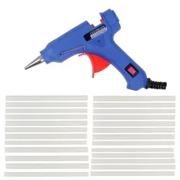 Fadman 20 W Hot Melt Mini Glue Gun with 25 Sticks Standard Temperature Blue 7 mm Stick Dia., BELO25ST20BATSD-picture-46