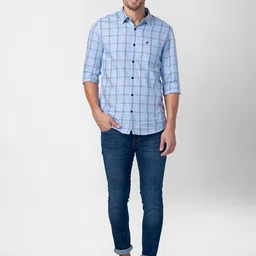 SPYKAR Men Super Skinny Fit Low-Rise Light Fade Stretchable Jeans image 3