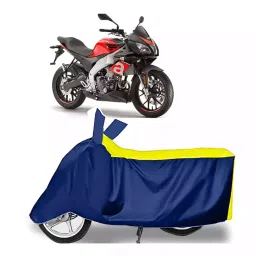 Auto Pearl Bike Cover for Aprilia Tuono 150 (Yellow & Blue)-picture-15