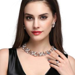 YouBella Gold-Plated Artificial Stones Studded & Beaded Jewellery Set-picture-9