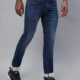 Cantabil Blue Cotton Regular Fit Jeans image 4