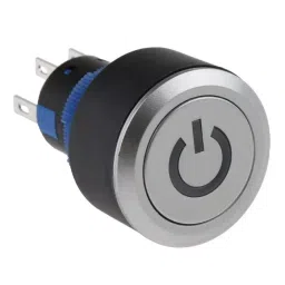 RS PRO Illuminated Push Button Switch Panel Mount 22.2 mm Cutout DPDT Yellow LED 250 V AC, 1759011-picture-36