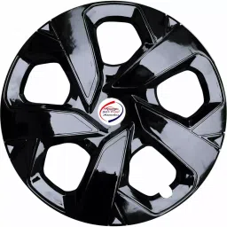 Auto Pearl B26 R15 r 381 mm(15 Inch) ess Type Wheel Hubcap with Retention Ring Glossy Black Wheel Cover for Maruti Ignis 1.2 AMT Delta Petrol (Set of 4)-picture-38