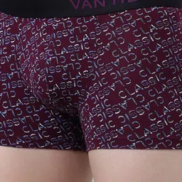Van Heusen Innerwear Pack Of 2 Printed Stretchable Short Trunks IH7ETR2C545210047 image 5