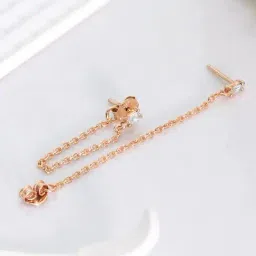 Zavya 92.5 Sterling Silver Dangler Earrings for Women-image-2