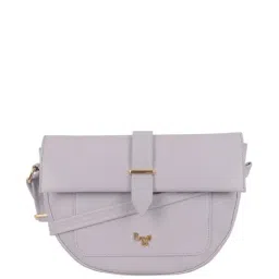 Baggit Lilac Solid Small Sling Handbag-image-29