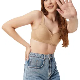 max Women's Cotton Blend Wire Free Casual T-Shirt Bra image 1