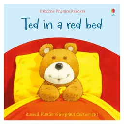 Usborne Ted in a red bedby story book by Russell Punter-English.-picture-28