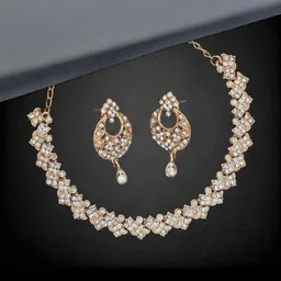 Women Click Stone-Studded Jewellery Set-picture-34