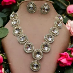 Gyaan Jewels Stone Studded Jewellery Set-picture-19