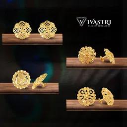 VIVASTRI Women Gold-Plated Alloy Earrings-picture-41