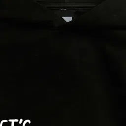 NUSYL Full Sleeves Lets Go Play Text With Football & Volleyball Printed Hooded Sweatshirt - Black image 4