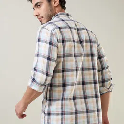 TIM PARIS Men Classic Checked Casual Shirt image 3