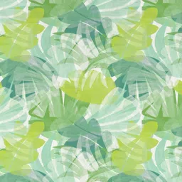 DDecor Green & Lime Green 4 Pieces Floral Cotton Double King Regular Bedding Set image 3