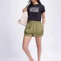 glitchez Women Ruffle Theory Frill Shorts image 4