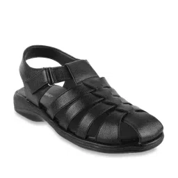 Walkway Men's Black Fisherman Sandals-picture-17