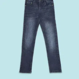 Pantaloons Junior Blue Tapered Fit Jeans-image-12