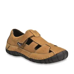 Woodland Men's Camel Fisherman Sandals image 3
