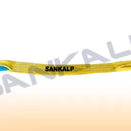 Sankalp 3 mtr Premium web slings 75 mm with 3000 Kg (3 Ton) Holding Capacity-Yellow image 1