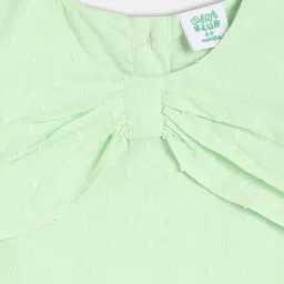 MINIKLUB Blue Cotton Half Sleeves Top image 3