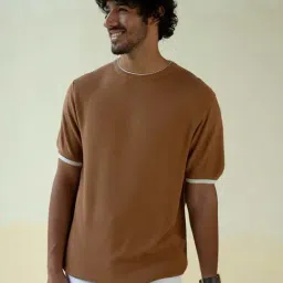 Andamen Brown Crew T-Shirt-image-9