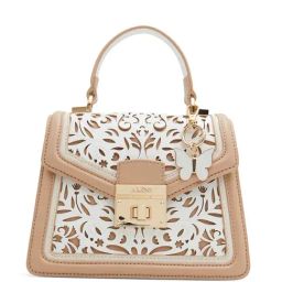 Aldo Kailyn Beige Synthetic Cut Work Satchel Handbag-picture-17