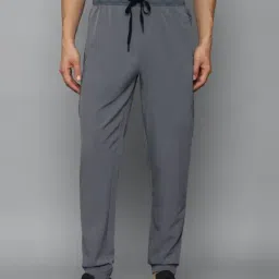 Louis Philippe Grey Slim Fit Joggers-image-47