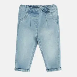 MINIKLUB Girls Blue Solid Jeans-image-17