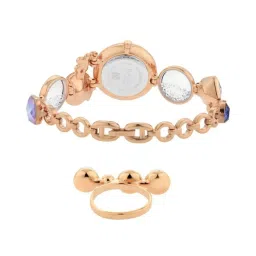 Titan NR95128WM01F Raga Moments of Joy Analog Watch for Women with Ring Combo image 3